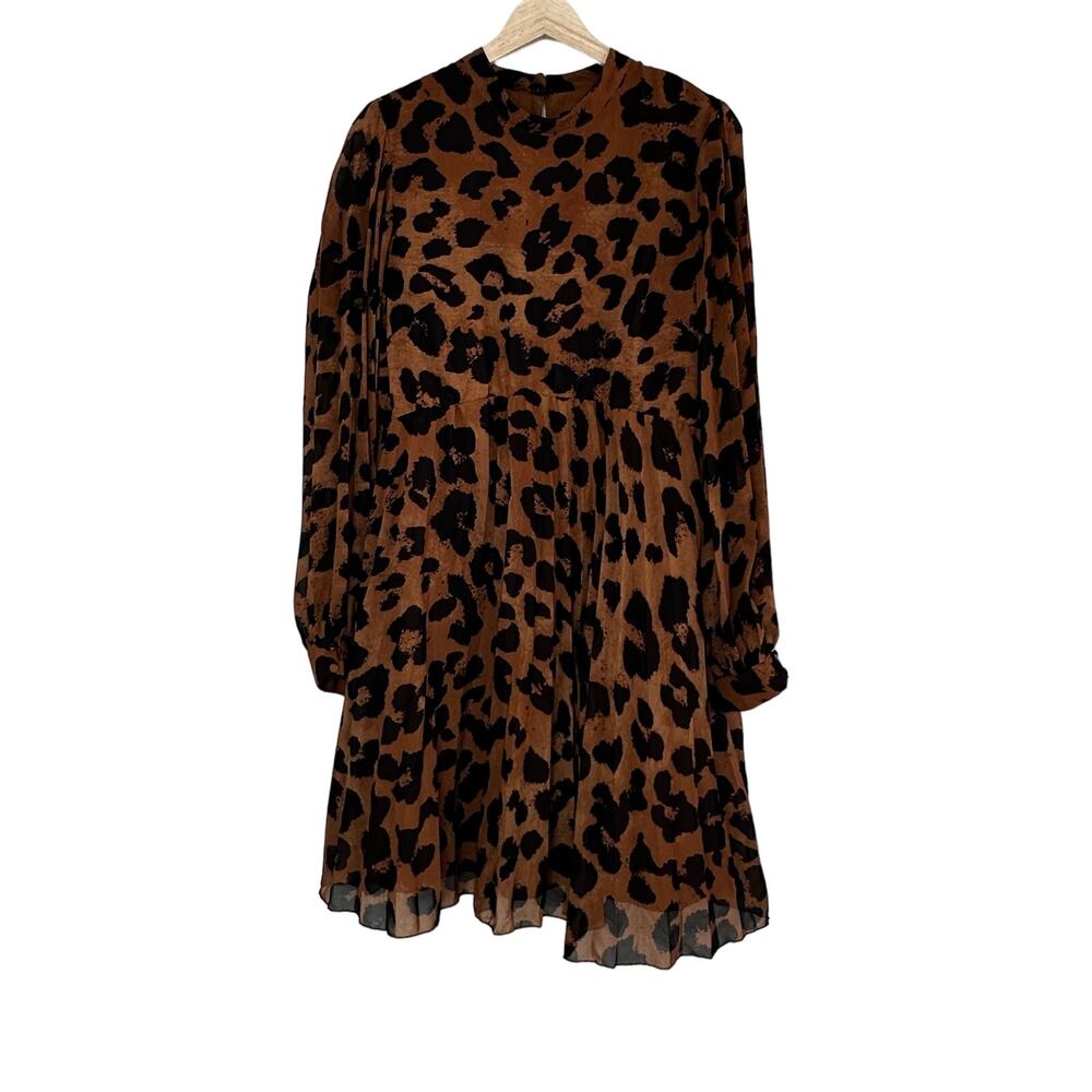 ASOS Leopard Print Mini Dress - Picture 2 of 5